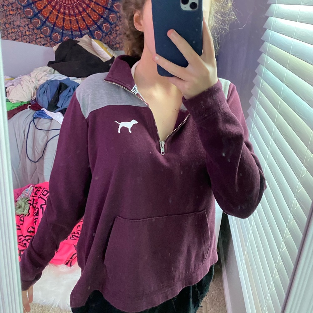 PINK maroon pull over